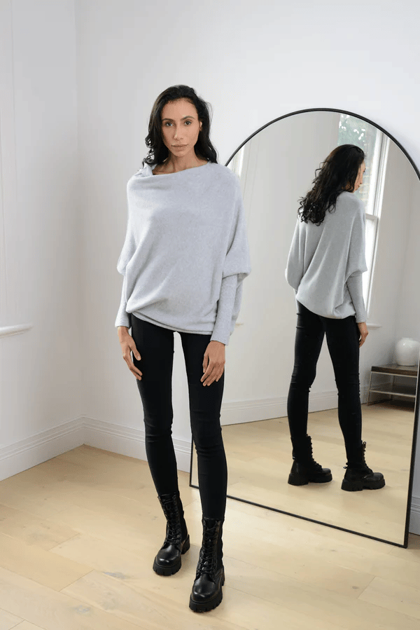 Stijlvolle off-shoulder trui voor een elegante look – Isabella