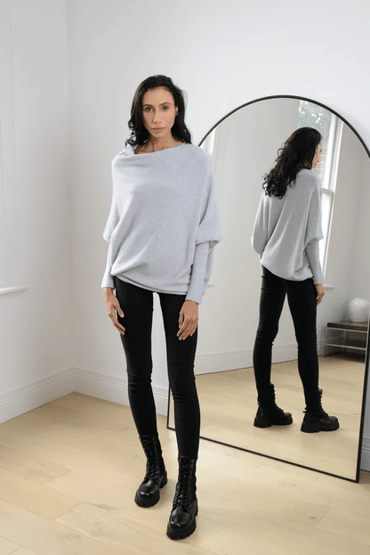 Stijlvolle off-shoulder trui voor een elegante look – Isabella