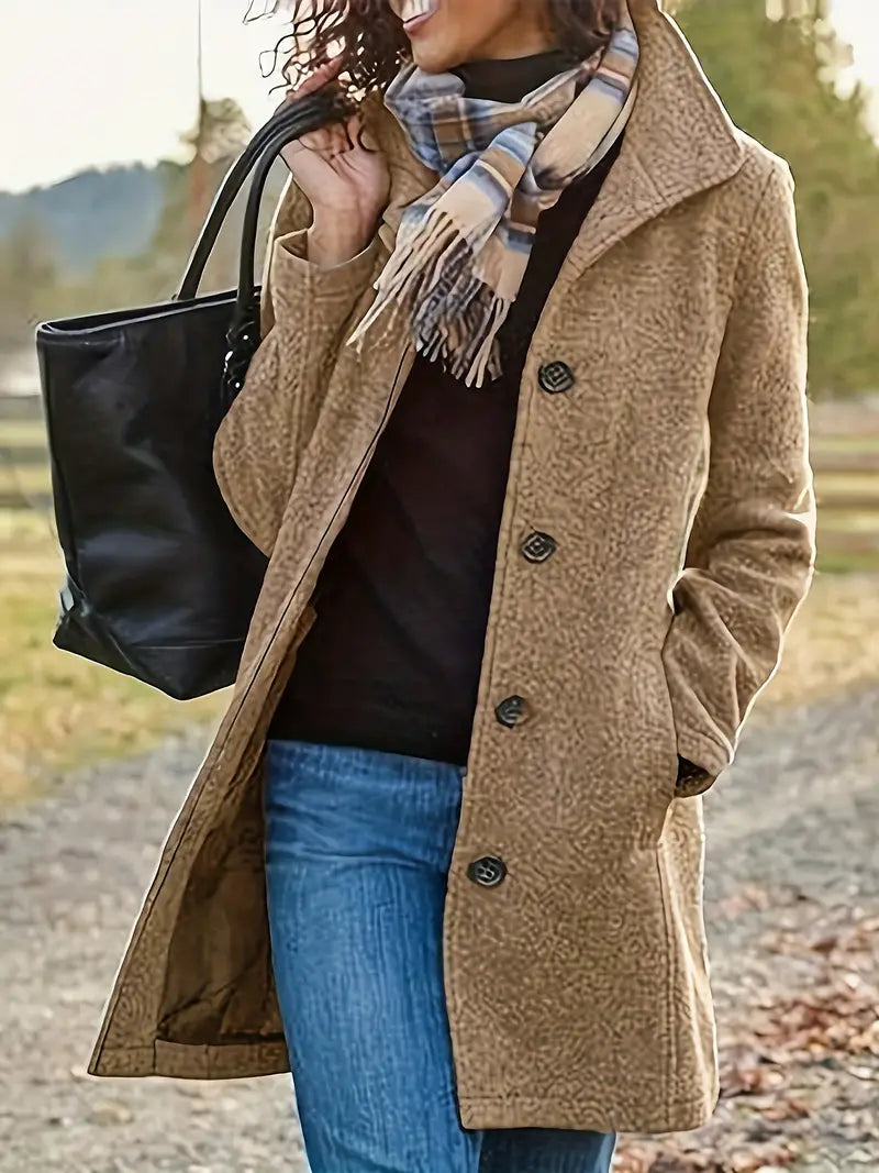 Elegante dames winterjas met capuchon – Sophia