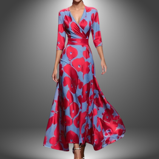 Elegante handgemaakte damesjurk met comfortabele pasvorm – Sole