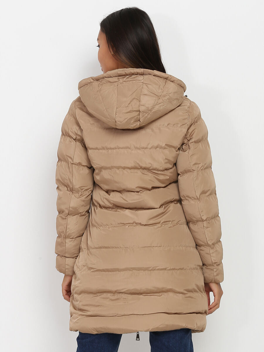 Warme winterjas met capuchon voor dames – Lisa