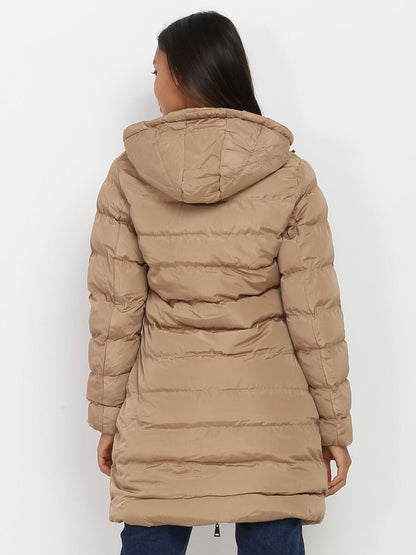 Warme winterjas met capuchon voor dames – Lisa