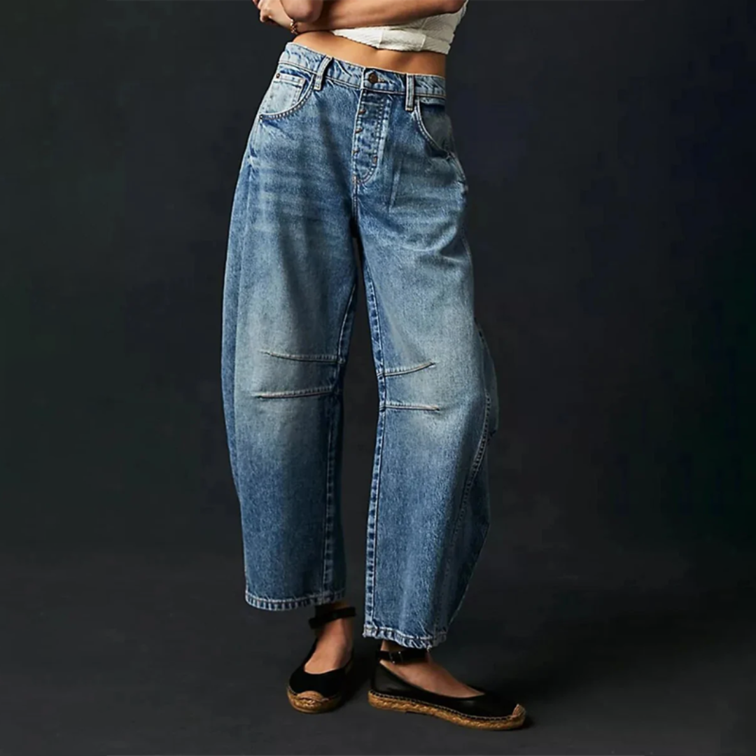 Hoge Taille Jeans Dames Comfort Stretch Fit – Revana