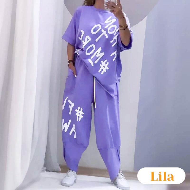 Comfortabele en stijlvolle dameskleding set voor elke dag – Tess