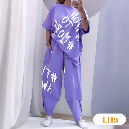 Comfortabele en stijlvolle dameskleding set voor elke dag – Tess