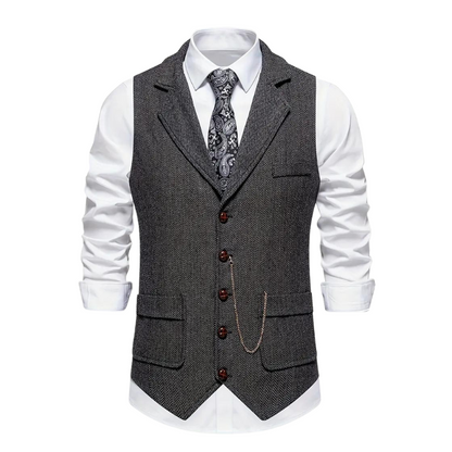 Elegant lapel vest voor heren – Callan