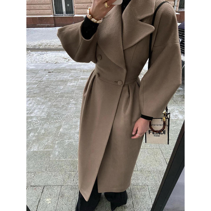 Elegante winterjas dames met opstaande kraag – Isabella