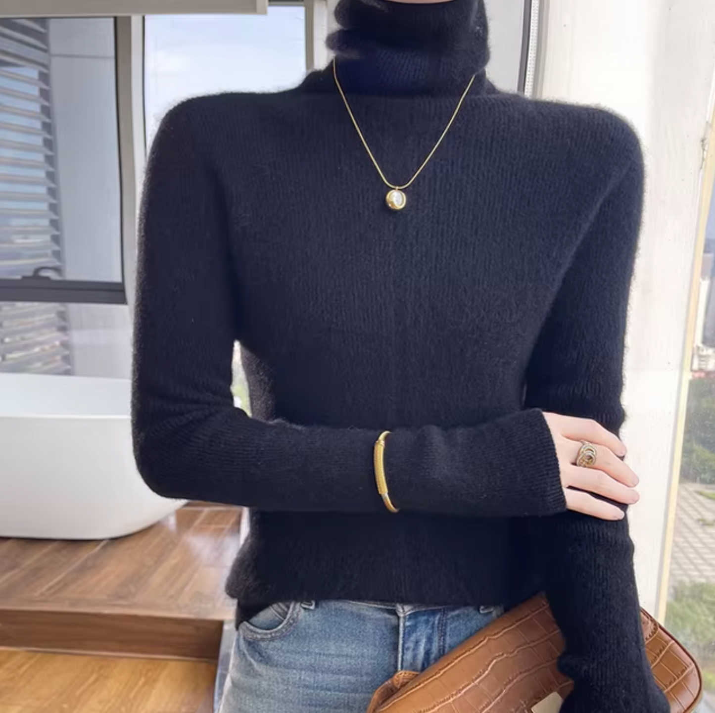 Luxe coltrui van wol en kasjmier – Isabella