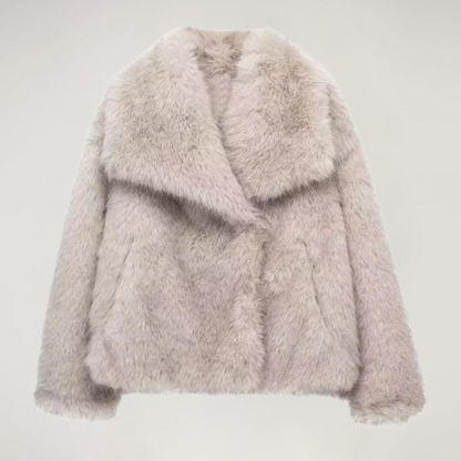 Luxe Winterjas voor Dames met Nepbontlook – Sophie