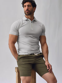 Polo Shirt Heren Korte Mouw met Rits – Daan