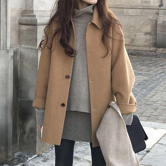 Warme Dames Trenchcoat voor Winterse Stijl – Winnie