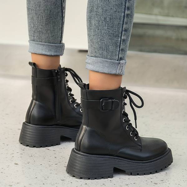 Luxe Leren Dameslaarzen voor Stijlvolle Look – Reza