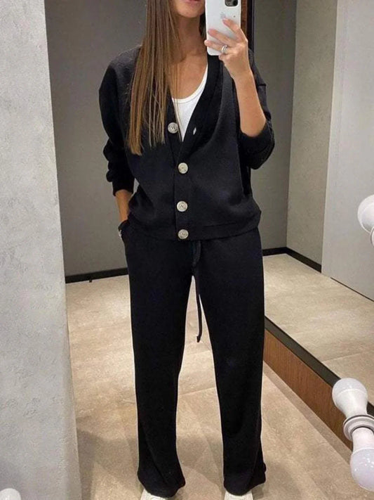 Comfortabele en stijlvolle loungewear set met lange mouwen – Sophie