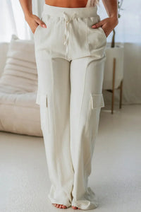 Comfortabele broek met koord en zakken – Charly