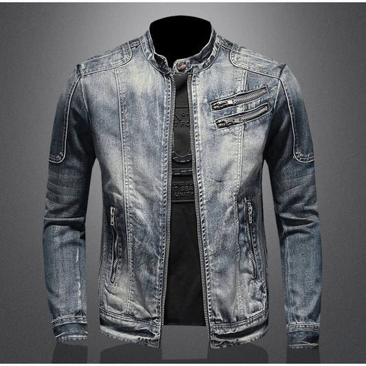 Slim-Fit Denimjack voor Heren met Tijdloze Stijl – Markus