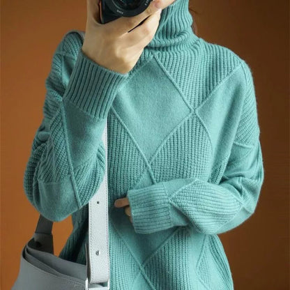 Elegante en warme coltrui voor dames – Olivia
