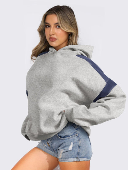Casual hoodie met zachte stof voor dagelijks comfort – Luna