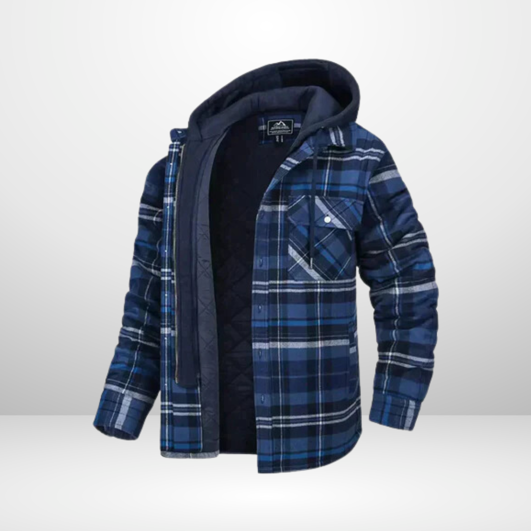 Gestepelde Winterjas voor Warmte en Bescherming – Andrea