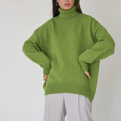 Warme wol coltrui met elegante pasvorm – Mila