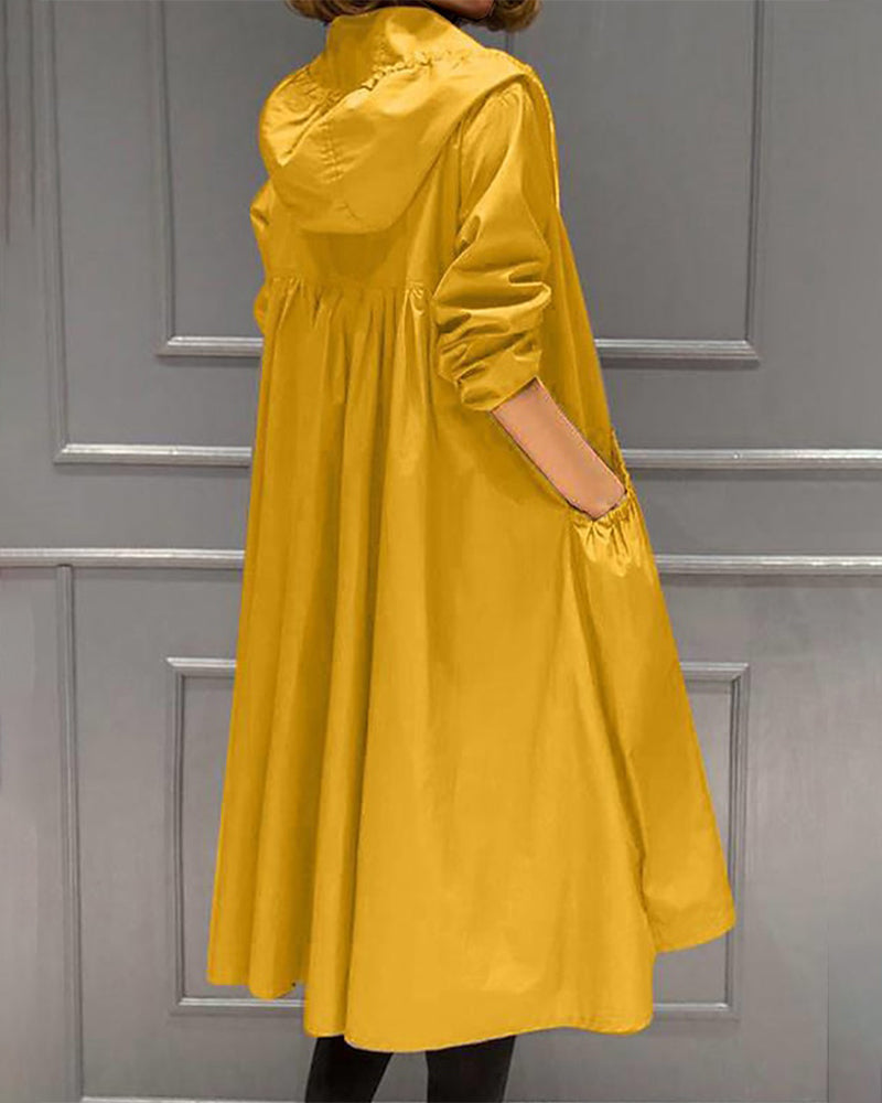 Lange damesjas met elegant design en comfort – Sophie