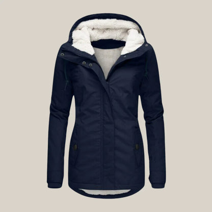 Warme Gewatteerde Winterjas voor Stijl en Bescherming – Sara