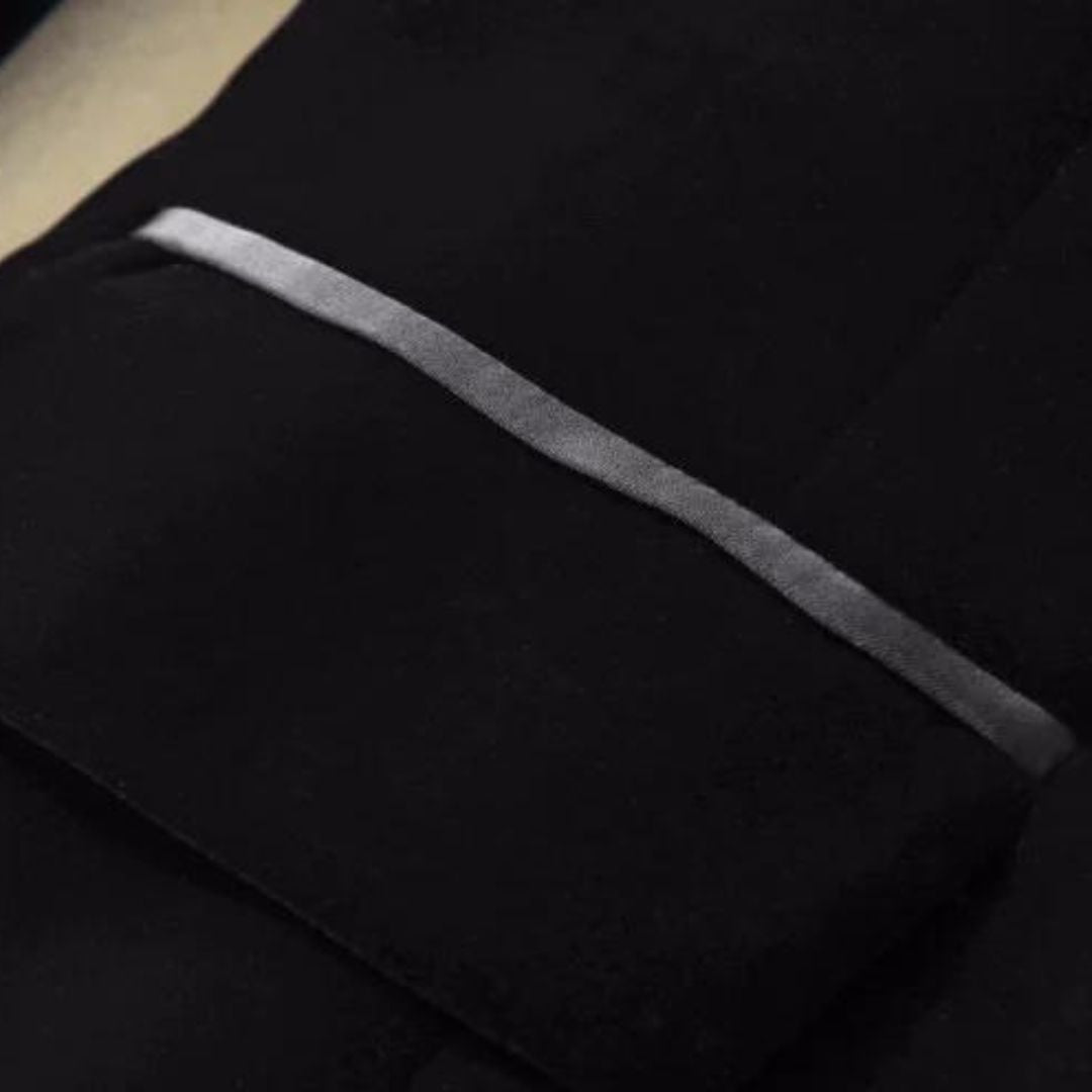 Fluwelen smoking blazer met satijnen revers – Olivier