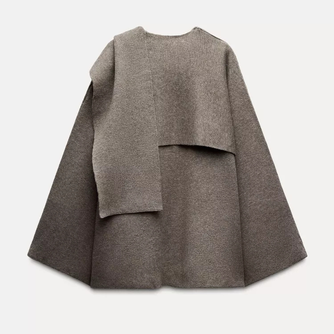 Elegante Capejas voor Dames met Asymmetrische Snit – Nora