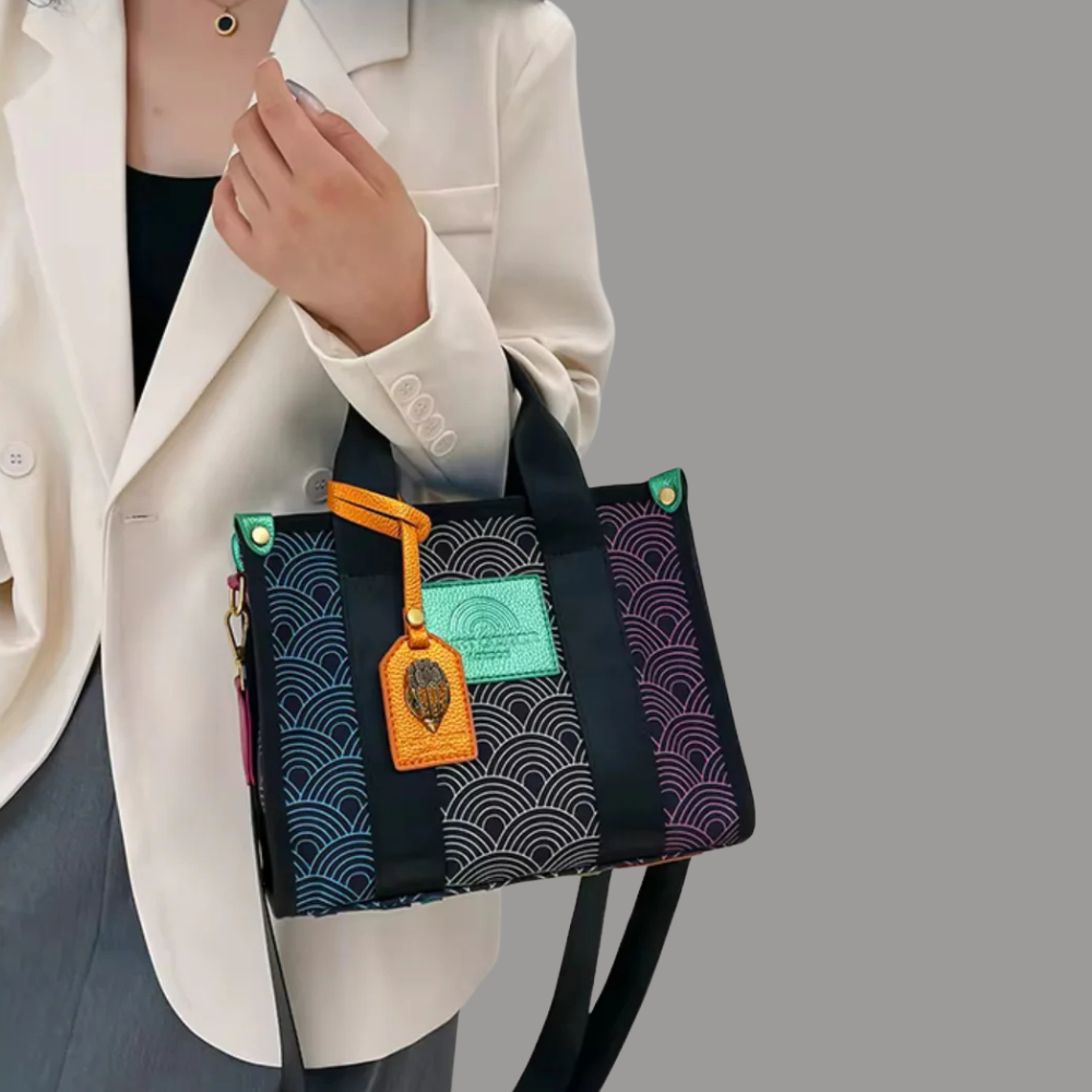 Luxe schoudertas met gouden details voor dames – Virella