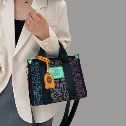 Luxe schoudertas met gouden details voor dames – Virella