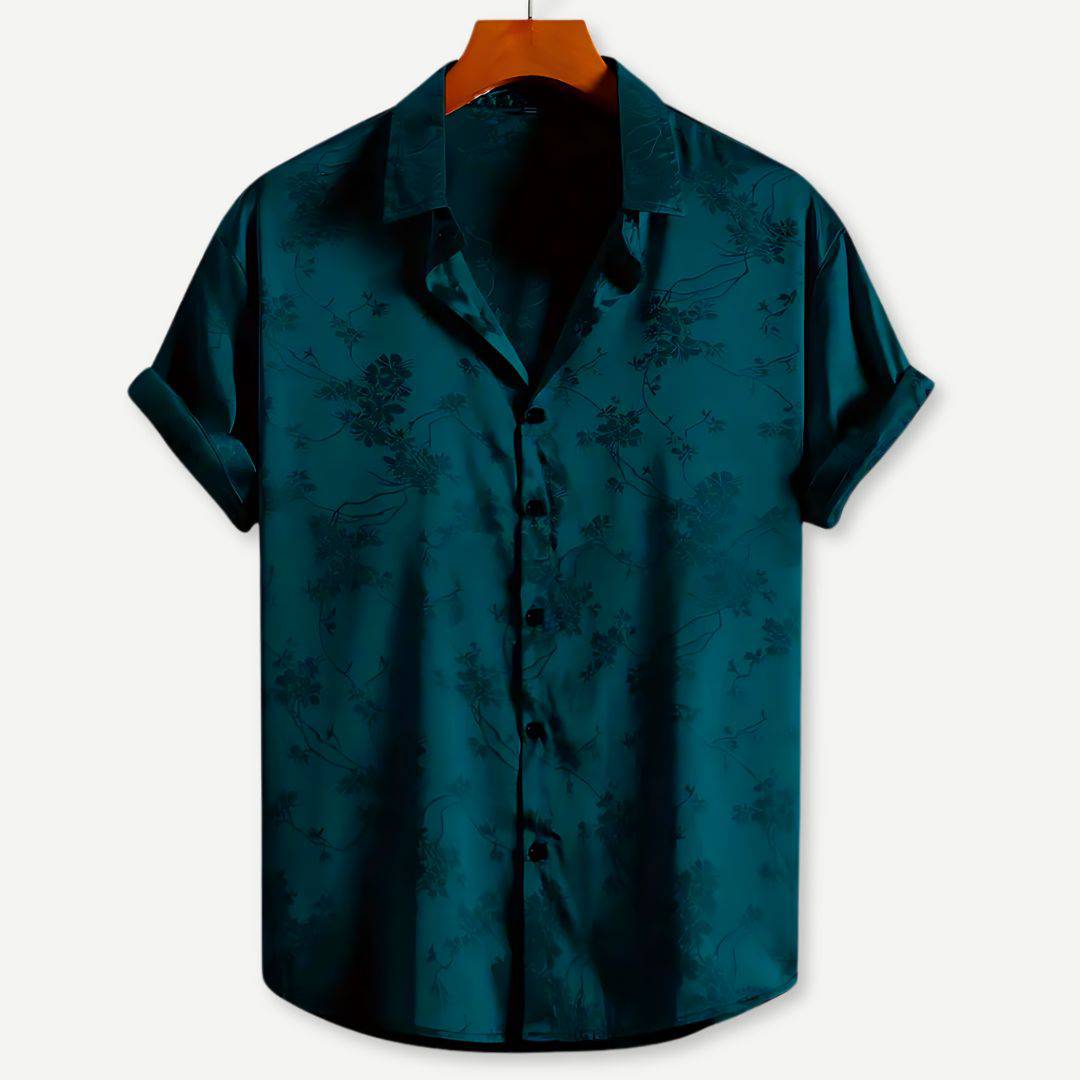 Luchtig Heren Zomer Shirt met Bloemenmotief – Thomas