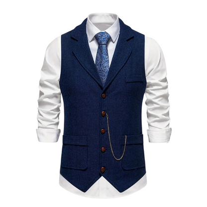 Elegant lapel vest voor heren – Callan