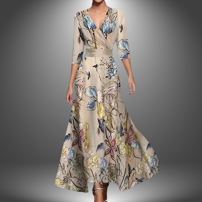 Elegante handgemaakte damesjurk met comfortabele pasvorm – Sole