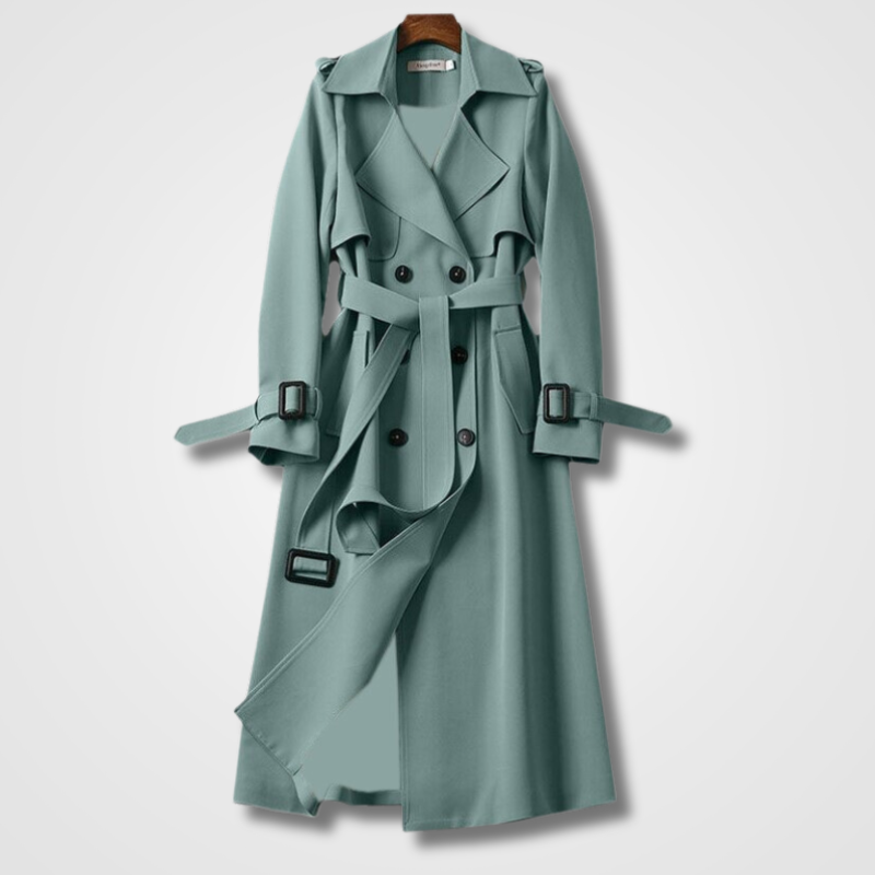 Tijdloze trenchcoat met waterafstotende stof – Emilia
