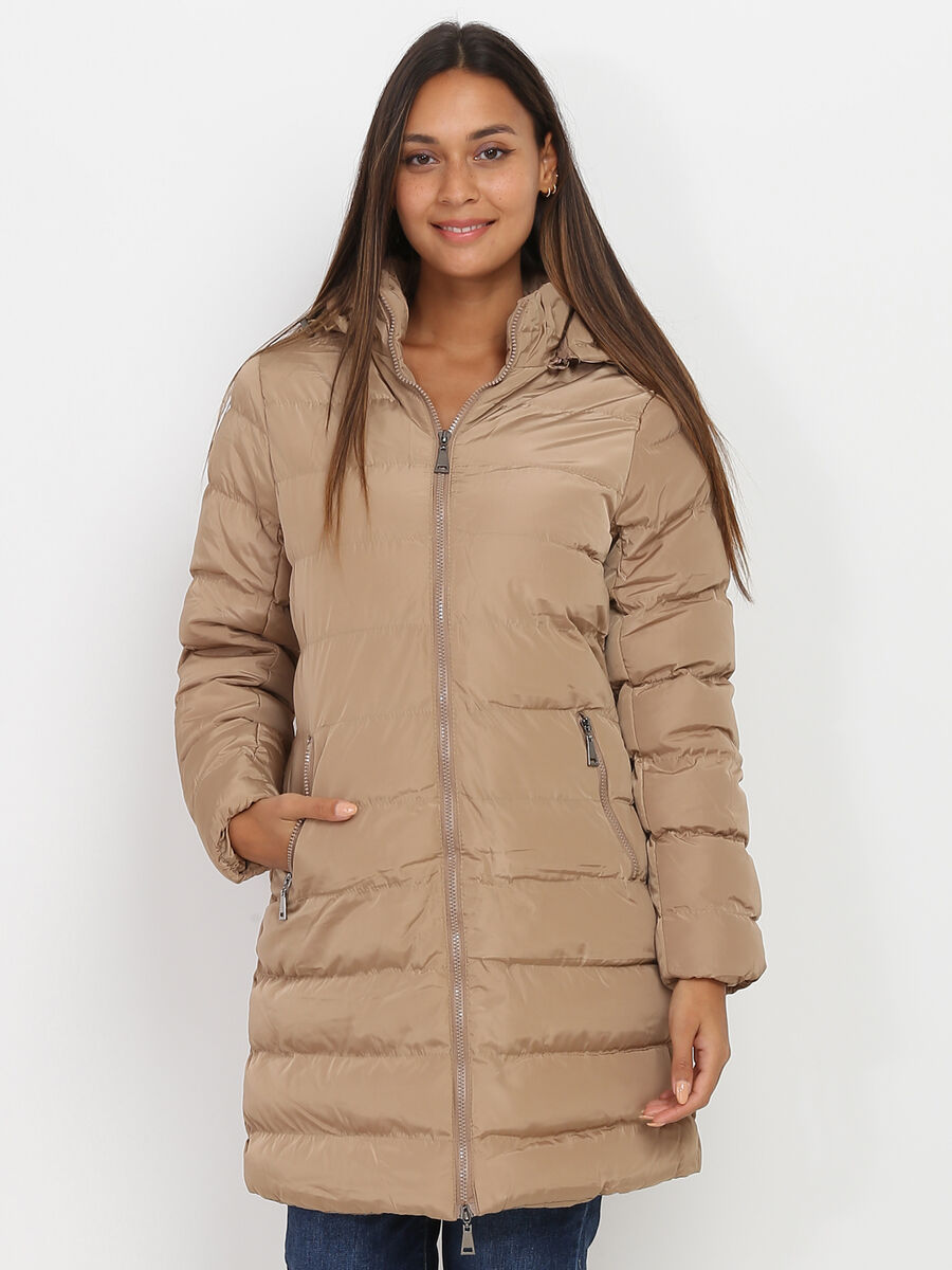 Warme winterjas met capuchon voor dames – Lisa