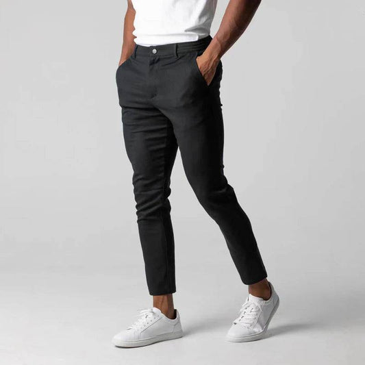 Heren Slim Fit Chino Broek met Stretch – Thomas