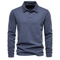 Casual Poloshirt Lange Mouwen Heren – Jasper
