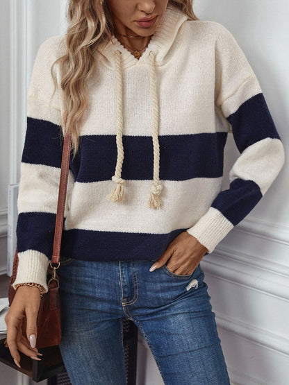 Casual hoodie met koord en comfortabele pasvorm – Julia