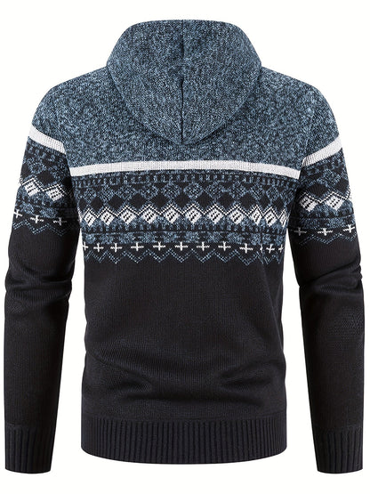 Comfortabel vest met capuchon voor heren – Samuel