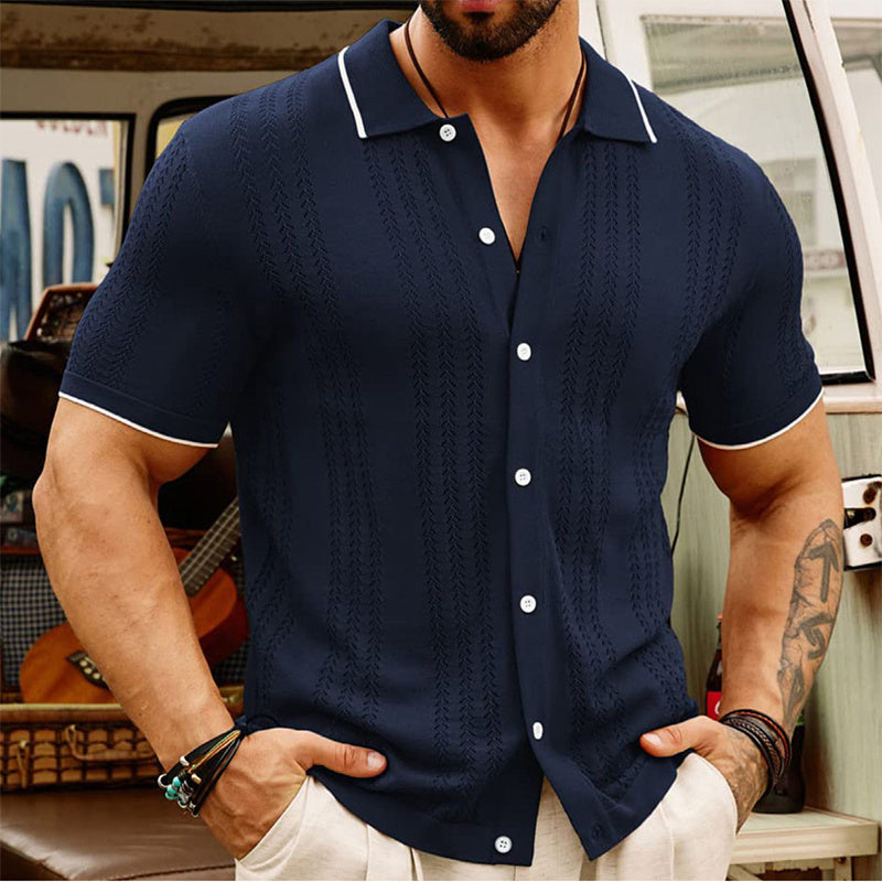 Korte Mouw Polo Shirt Voor Zomer Mode - Tom
