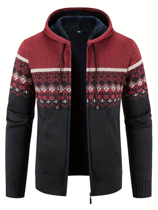 Comfortabel vest met capuchon voor heren – Samuel