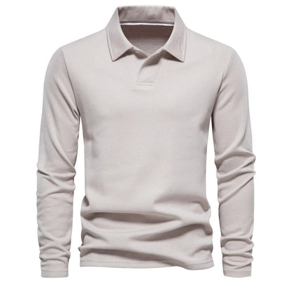 Casual Poloshirt Lange Mouwen Heren – Jasper