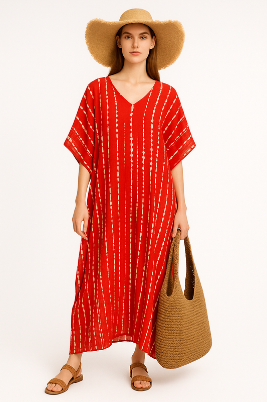 Losse Zomerkaftan Jurk voor Vrouwen – Solenya