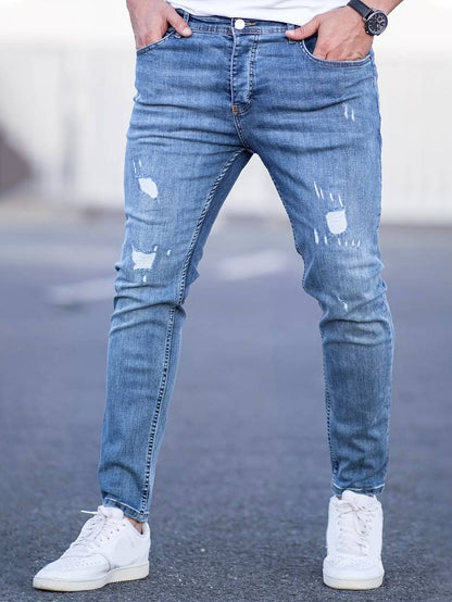 Slim Fit Jeans Heren – Stijlvolle en Comfortabele Look – Theo