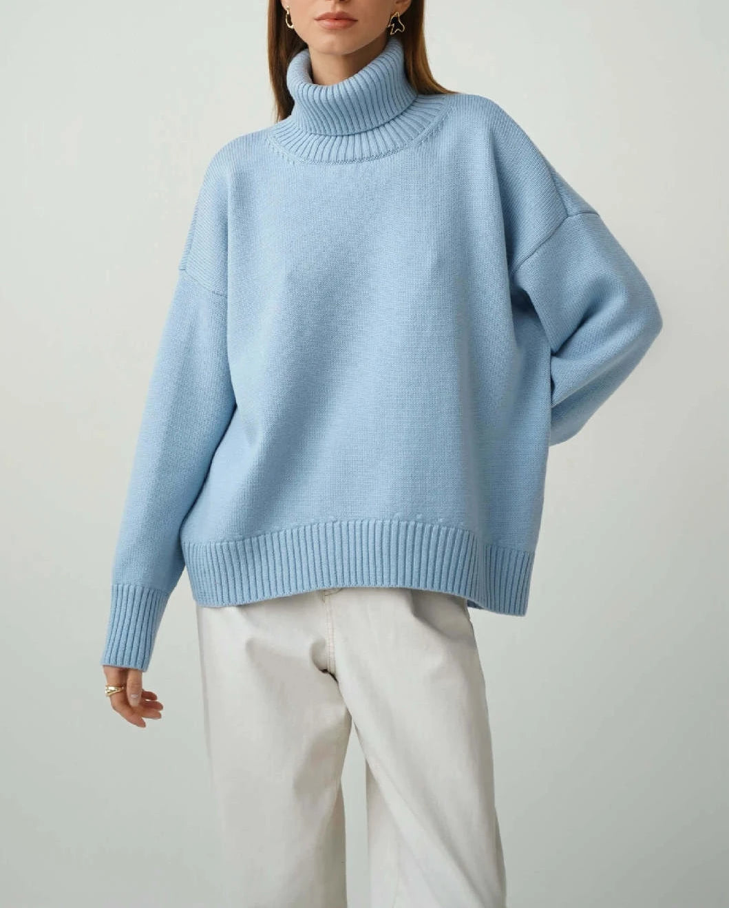 Warme wol coltrui met elegante pasvorm – Mila