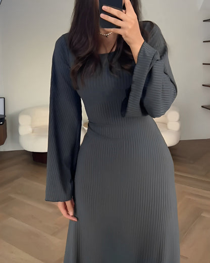Zwierige maxi-jurk met elegante pasvorm – Noor