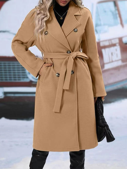 Warme Trenchcoat Voor Wintermode Dames - Sophie
