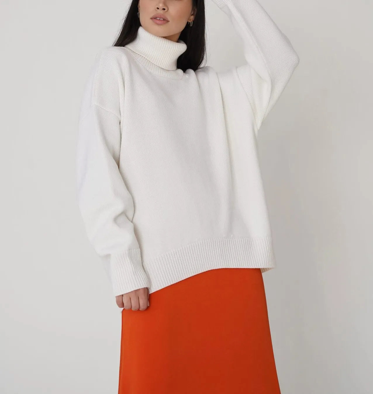 Warme wol coltrui met elegante pasvorm – Mila