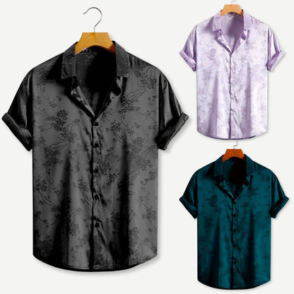 Luchtig Heren Zomer Shirt met Bloemenmotief – Thomas