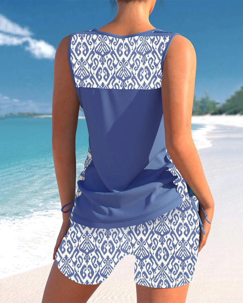 Tankini Badpak Buikbedekking Dames Zomerlook – Rovela
