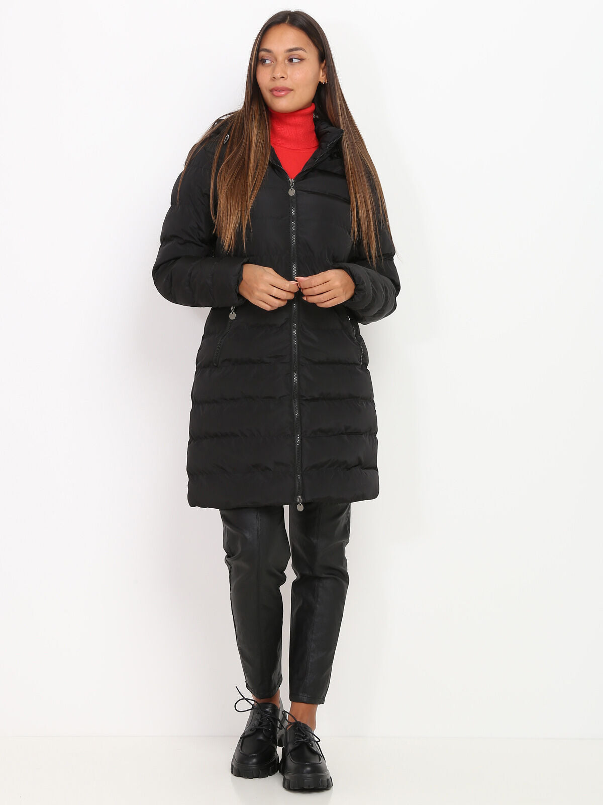 Warme winterjas met capuchon voor dames – Lisa